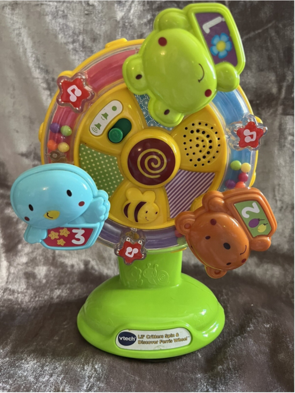 VTech Little Friendlies Sing-Along Spinning Wheel, Animals, Sounds - 6-24 Months